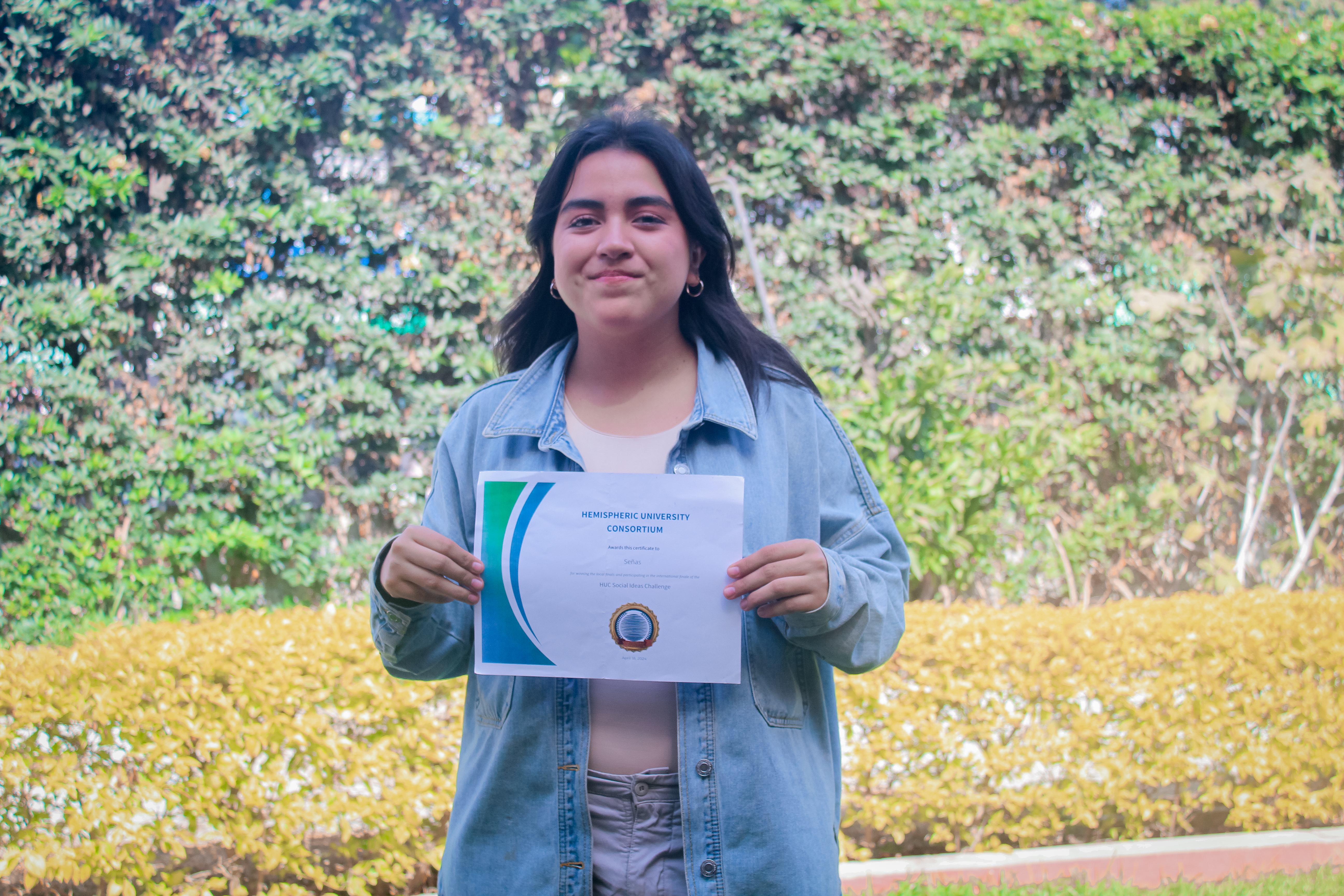 Estudiante de la carrera de Biología ocupó el segundo lugar en concurso