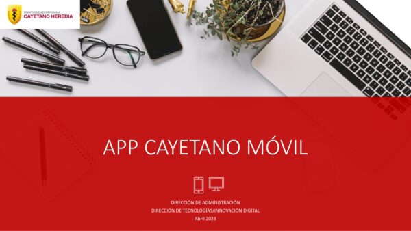 App Cayetano móvil-