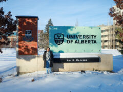 Estudiante de Ingeniería Ambiental logra pasantía Internacional en la Universidad de Alberta, Canadá