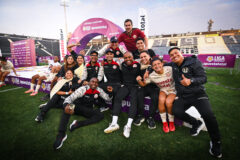 Egresado de Nutrición celebra el Torneo Clausura junto al equipo femenino de Universitario de Deportes