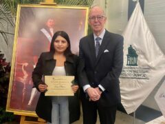 Estudiante de Farmacia y Bioquímica de la UPCH obtiene Beca de Honor FIHU 2026